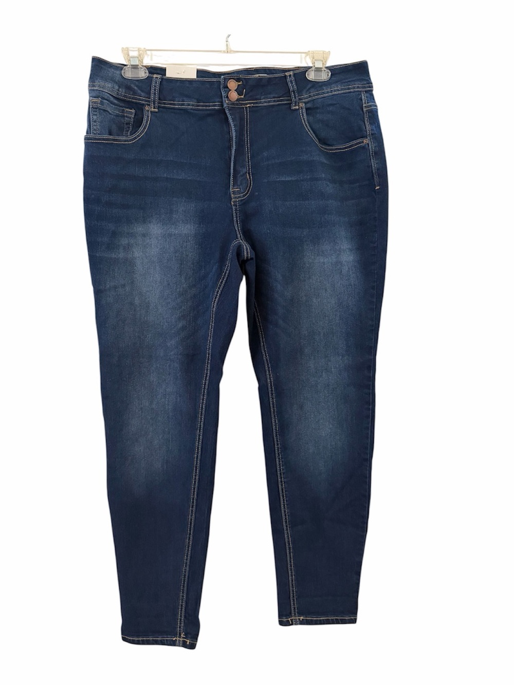 Encore Jeans Roll Up Premium Fit Dark Wash Jeans size 20